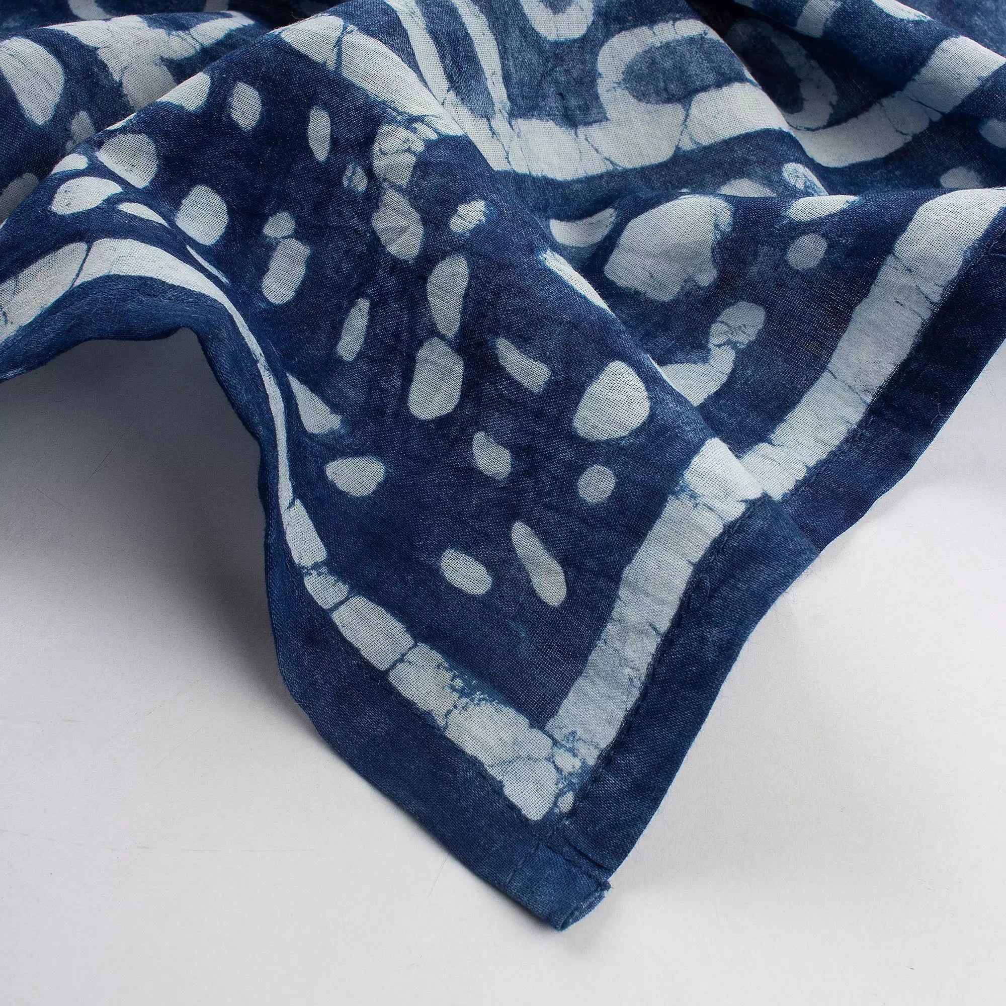 Blue Bandana Cotton Hand Block Print for Women 598